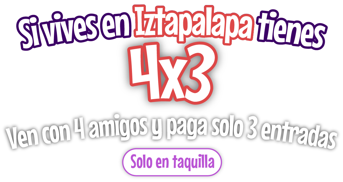 Promoción 4x3 texto